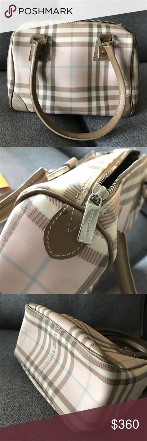 burberry pastel pink plaid satchel|burberry top handles saks.